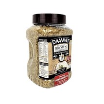 Daawat Brown, Cooks in 15-minute Full Bran Intact Fibre-Rich Basmati Rice Jar1KG - £63.64 GBP