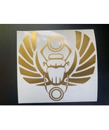 Gold Scarab Beetle Decal, Egyptian scarab beetle, Gold vinyl decal, car ... - $6.86 CAD