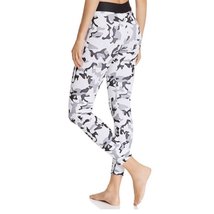 Koral Knockout Camo Leggings White Black Size XS Stretch Workout Athletic Sporty - £42.74 GBP