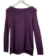 NY Collection Split Hem Burgundy Cable Knit Tunic Women S... - £1,554.71 GBP