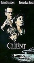 The Client Susan Sarandon, Tommy Lee Jones VHS movie tape RARE ~ - £2.01 GBP