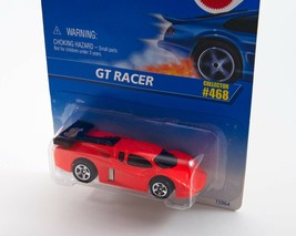 Hot Wheels Diecast 1988 GT Racer Orange #468 On Card 1:64 Scale Racing Spoiler - £10.29 GBP