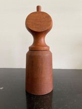 Vintage Denmark Jens H. Quistgaard Teak Wood Salt Shaker and Pepper Mill Grinder - £195.47 GBP