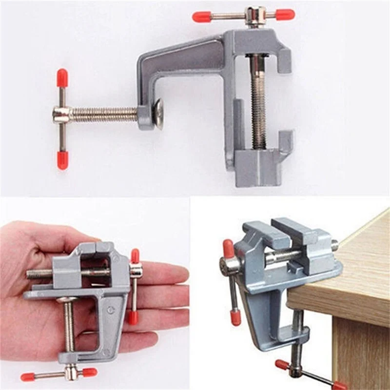 Miniature Aluminum Table Vice For Auxiliary Welding Model Table Bench Vi... - $210.72