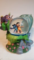 Disney Lilo &amp; Stitch Surfing 7.5&quot; Musical Snow Water Globe Jumba Pleakley 95652 - £314.65 GBP