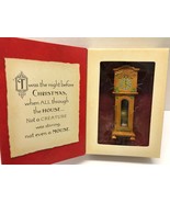 HALLMARK Twas the Night Before Christmas Not Even A Mouse Clock Ornament - £7.82 GBP