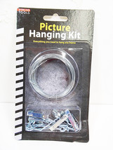 Picture Frame Hanging Kit Wall Hangings Kits Pictures Art Frames Diplomas 38 pcs - £5.42 GBP