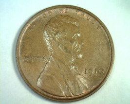 1910 LINCOLN CENT PENNY CHOICE ABOUT UNCIRCULATED++ CH. AU++ NICE ORIGIN... - $17.00