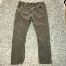 Vineyard Vines Mens Pants 38x32 Gray Corduroy Straight Casual Work Office Cotton - $29.98