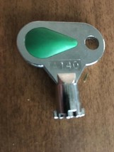 Oem Pachislo Slot Machine Door Key # A140 For Olympia, Heiwa Machines - £23.16 GBP