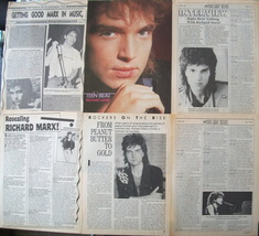 Richard Marx ~ (14) Color And B&amp;W Clippings, Articles, Pin-Up From 1988-1991 - £6.61 GBP