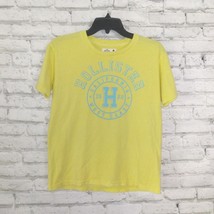 Hollister T Shirt Womens XS Yellow Must Have Collection Graphic Tee California - £14.06 GBP