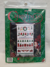 Designs for the Needle Counted Cross Stitch Kit #1942 Holiday Sampler Christmas - £17.57 GBP