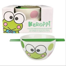 Sanrio Bioworld Keroppi Ceramic Ramen Bowl with Green Chopsticks - Colle... - $647.24 MXN