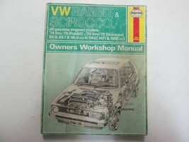 1974-1979 Haynes VW Coniglio Scirocco Benzina Motore Owners Officina Manuale OEM - £11.66 GBP