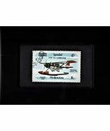 Framed Stamp Art - Bellanca CH-300 Pacemaker Six-seat Enclosed Cabin Mon... - $8.78