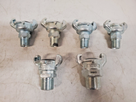 6 Quantity of Dixon &amp; Other Brands Mix Sizes Air King Valves Male End (6 Qty) - $45.12