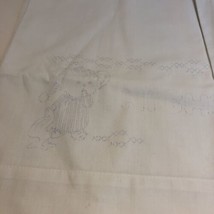 2 Springmaid Stamped Embroidery Pillowcases  Nighty Night Sleep Tight - $9.89