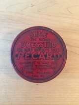 Vintage 40s Pecard Shoe Dressing tin packaging (mostly full) - $15.00
