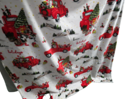 Holiday Time Christmas Tree Fleece Super Soft Plush Throw Blanket 50"x 60" - $19.79
