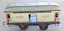 Ives Railways #550 White Express Mail Baggage Passenger Car RARE - £75.71 GBP