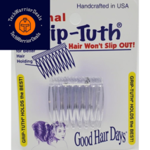 Good Hair Days Grip-Tuth Combs - Set Of 2 2 Count (Pack of 1), Clear  - £13.23 GBP