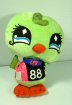 Littlest Pet Shop LPS Plush Green Bird Plush Animal 8 in Hasbro - £10.19 GBP