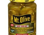 Mt. Olive No Heat Jalapeno&#39;s 12 ounce Jars, Pack Of 4 , UPC 000093000002... - £14.95 GBP