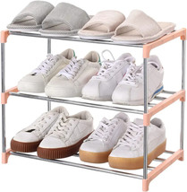 Stackable Small Shoe Rack, Entryway, Hallway And Closet Space Saving Sto... - £20.55 GBP