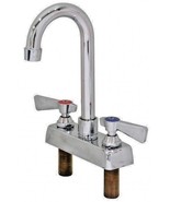 Commercial Bar 4&quot; Deck Mount Faucet W/5&quot; Gooseneck Spout #AA-422G (NO LE... - $1,790.47 MXN