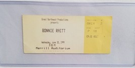 Bonnie Raitt - Vintage 1999 Unused Whole Full Concert Ticket - £11.79 GBP