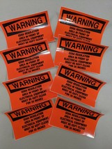 &quot;Warning OSHA Regulation Area In Front Of Electrical Equipment&quot; (Pack Of 8) - $448.18 MXN