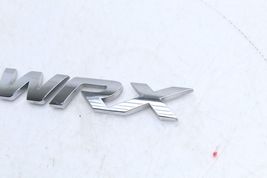 08-14 SUBARU IMPREZA WRX SEDAN REAR TRUNK LID EMBLEM BADGE LOGO E4407 image 7
