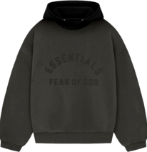 Essentials Ink Jet Black Hoodie Size Small - $1,394.61 MXN