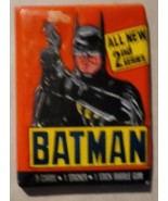 1989 Topps Batman Cards, 1 Sealed Batman Wax PACK (2nd Series) 9 Cards 1... - $9.99