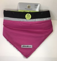 New w/ Tags Eddie Bauer Pet Dog Puppy Bandana Scarf Pink Reversible Size... - £9.39 GBP