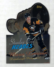 1999-00 Topps Mario Lemieux #SC1 Stanley Cup Heroes Die Cut - Penguins - £14.80 GBP