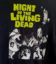 Night of the Living Dead T-Shirt XL Mens Horror B&W Zombies George Romero Retro - $19.46