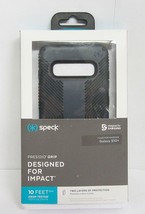 Speck - Presidio Grip Case for Samsung Galaxy S10+ - Black/Blue - £7.78 GBP