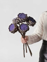 interoknack Vintage Artificial Flower, High-End Purple Faux Art Deco Din... - €51,78 EUR