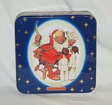 Vtg 1999 Advertising Norman Rockwell circa 1947 Snickers Litho Tin Can Container - £10.11 GBP