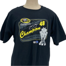 Chase Authentics Jimmie Johnson Sprint Cup Series Black T Shirt Size XL Nascar - £35.04 GBP