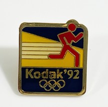 Kodak &#39;92 Olympics Track And Field Enamel Lapel Pin - $9.74