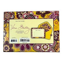 Vera Bradley INVITATIONS in BALI GOLD Pink Floral 11 Fill In Invitation ... - £7.43 GBP