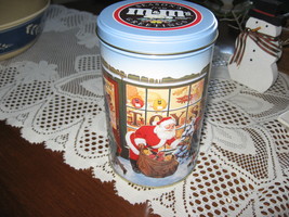 Tin- Christmas - M&amp;Ms-Toy Store w/Santa-1991 - £7.84 GBP