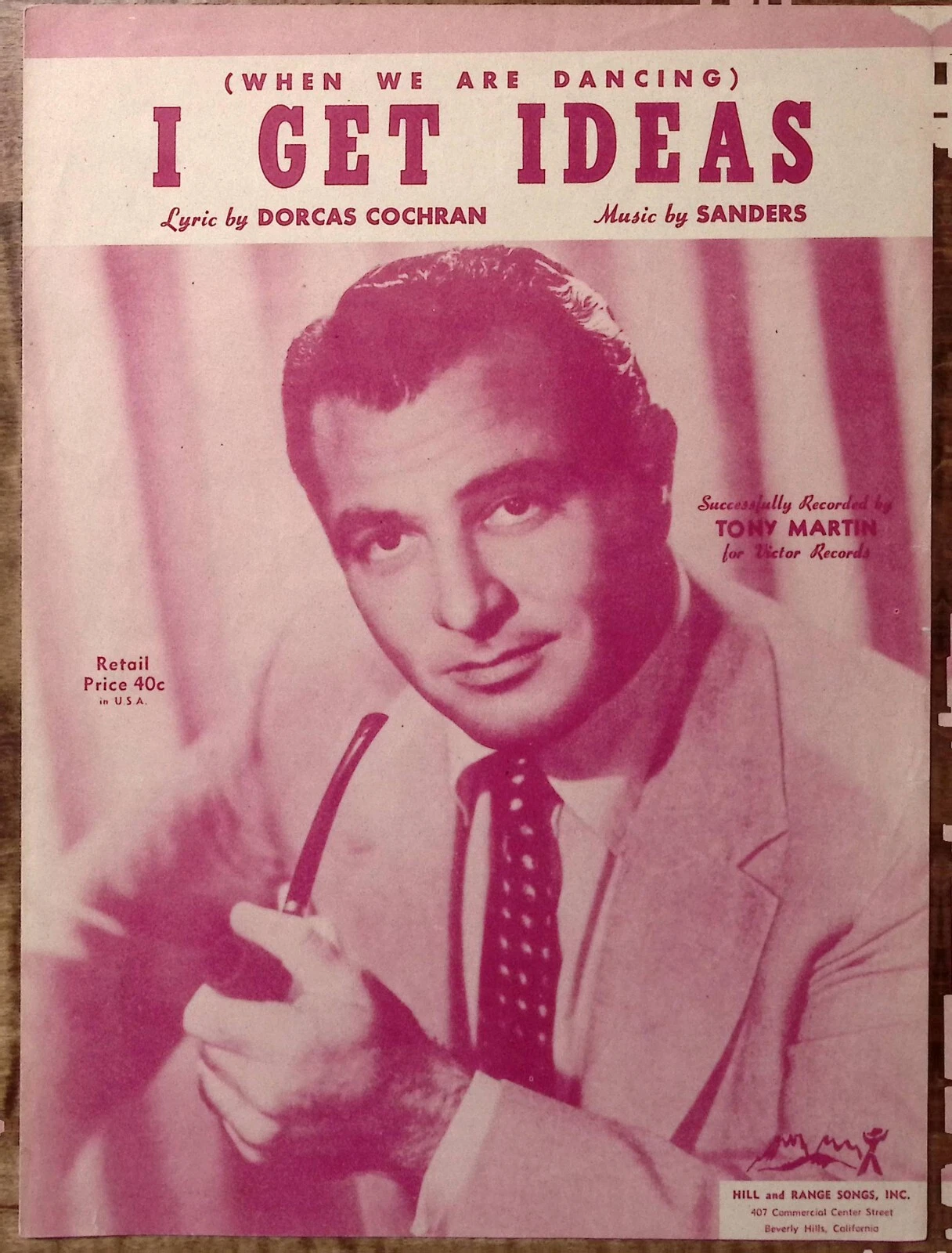 (When We Are Dancing) I Get Ideas - sheet music - $6.00