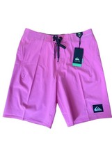 Quiksilver Men Highline Kaimana 20 Swim Shorts Pink Size 30 - $24.75
