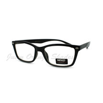 Lente Transparente Óptico Marco Gafas Diseñador Rectangular Gafas - £8.58 GBP