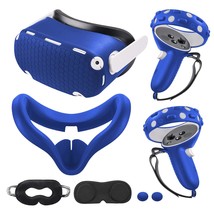Compatible With Oculus Quest 2 Accessories, Vr Silicone Face Cover, Vr Shell Cov - £36.76 GBP