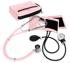 Prestige Medical - Aneroid Sphygmomanometer Sprague Rappaport Kit, Pastel Pink - £48.21 GBP